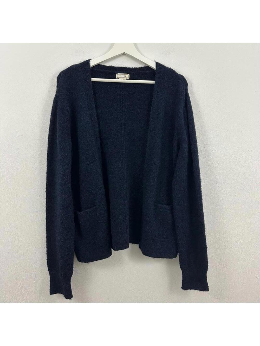 Fat Face Women’s Blue Open Front Cardigan Sweater Size 6